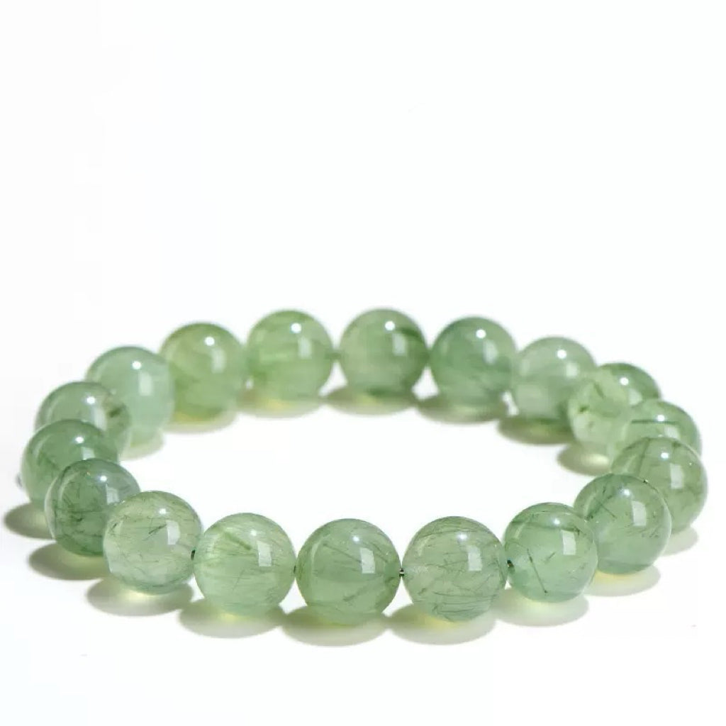 Green Rutilated Quartz – Wealth, Abundance & Breakthrough Bracelet