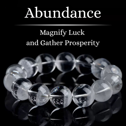 Clear Quartz-Wealth Amplifier Bracelet