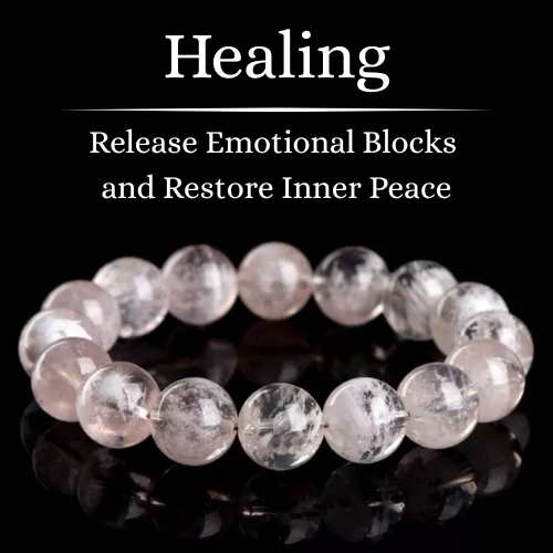 Pink Snow Quartz – Healing & Renewal Bracelet