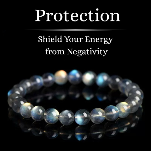 Labradorite Glow – Gray Moonstone Bracelet