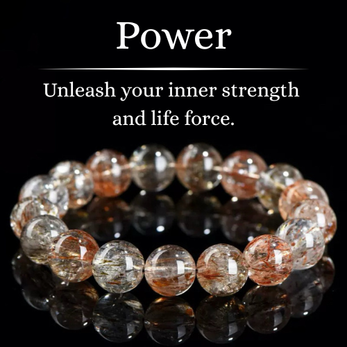 Black Golden Super Seven – Transformation & Power Bracelet